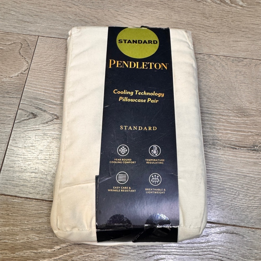 Pendleton Cooling Technology Standard Pillowcase Pair Cream‎ 20x30